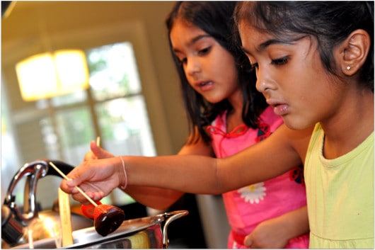 Kids Making Chocolate Covered Strawberries