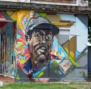 Mural on Old Gas Station