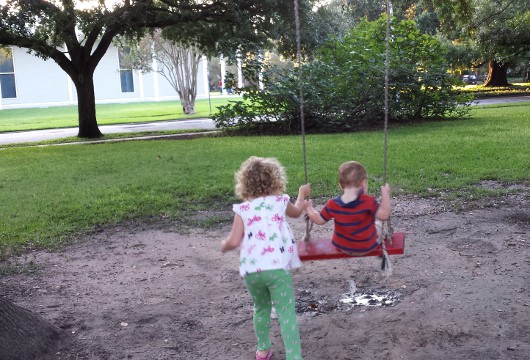 Red Swing at Menil Park