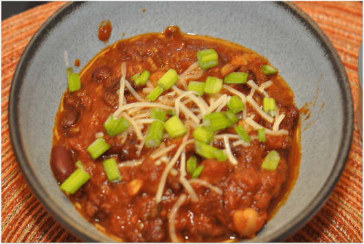 Full O'Beans Chili with cheese