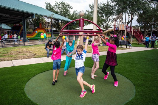 Spinning at the Quillian Center Playground