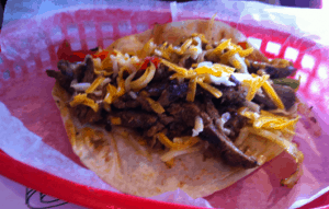 beef fajita taco
