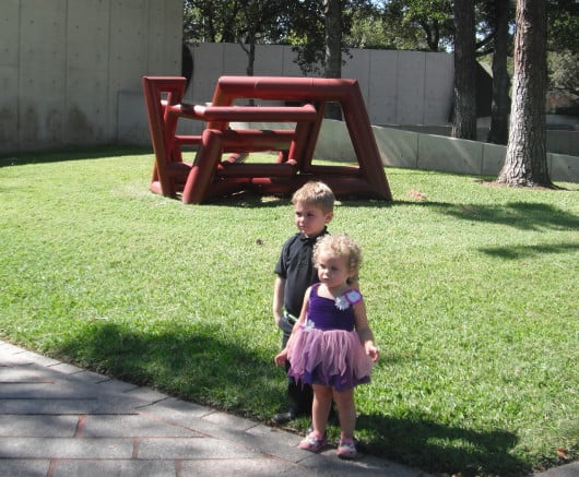 Joe and Brooke at Cullen Sculpture Garden