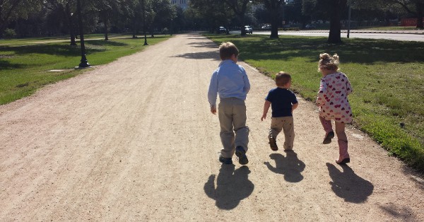 JoeBrookeJames Walking Path in Hermann Park