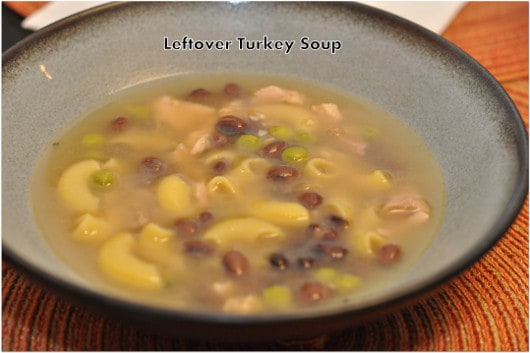 Leftover Turkey Soup