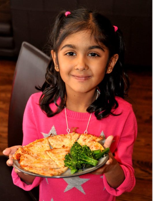 Pizza and Broccolini