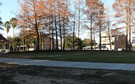 Sam Houston Park in Downtown Houston