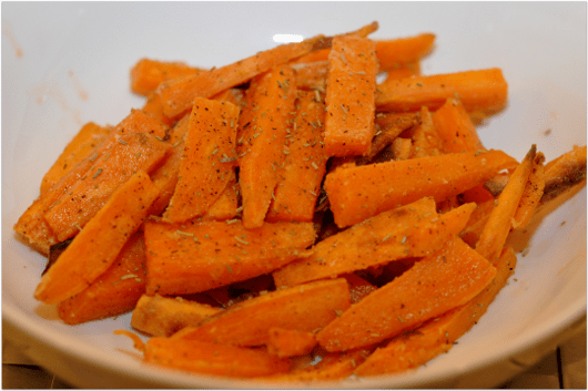 Sweet Potato Fries to Serve with Fried Chicken