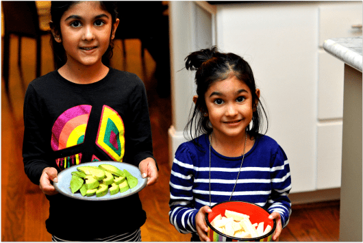 Pretty Girls Making Dinner