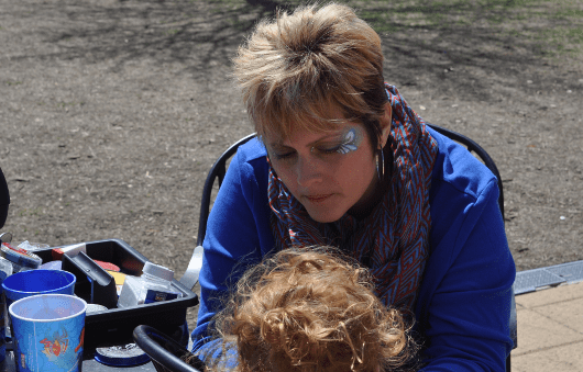 Stormy Facepainting