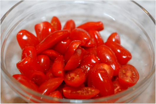 Tomatoes for Spaghetti Carbonara