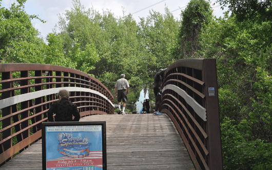 Bridge Entering Oyster Creek Park