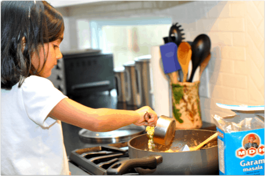 Helping Cook