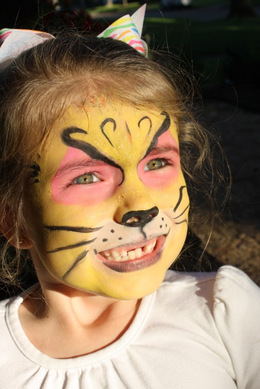 Stormy Gilliam Facepainting Lion