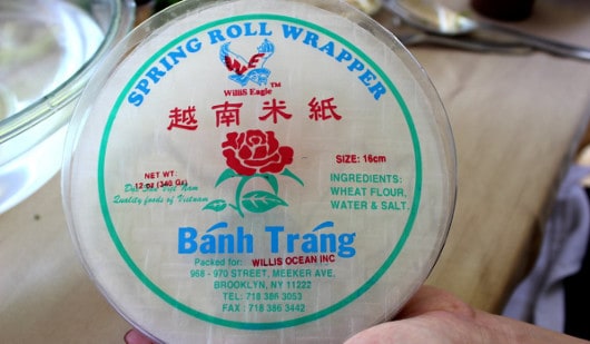 Wrappers for Spring Rolls