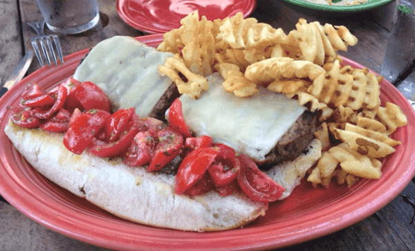 Barnabys Cafe Meatloaf Brushetta Sandwich