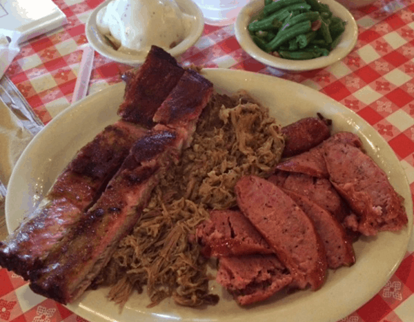 Gabys Three Meat Plate