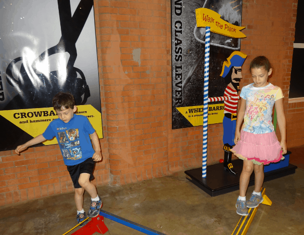 Balance Beam at Houston Museum of Nature Science Sugar Land