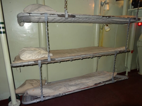 Bunks in Battleship Texas