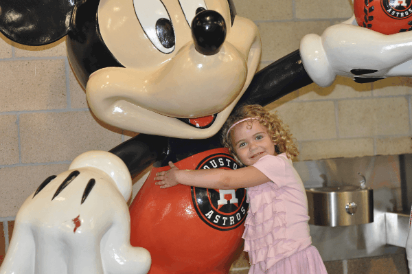 Mickey Mouse at Minute Maid Park