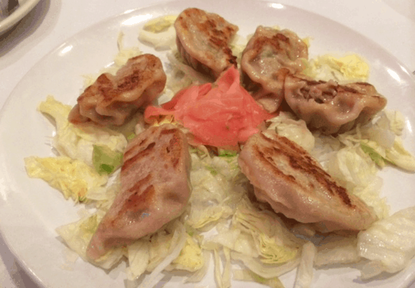 Pan Fried Dumplings from Cafe Ginger