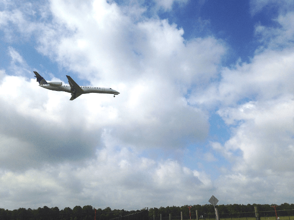 Planes over Houston