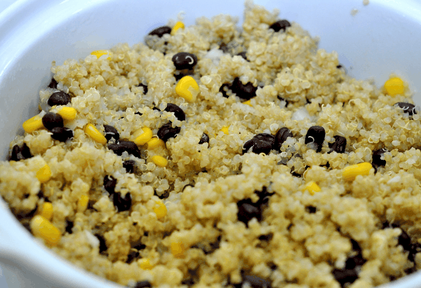 Quinoa with Black Beans and Corn