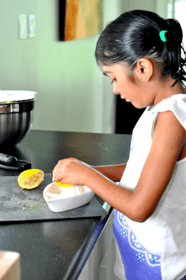 Squeezing Lemons for Summer Dinner