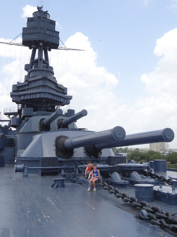 Top of Battleship Texas