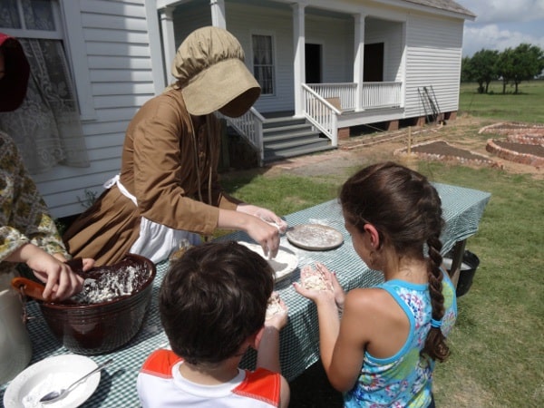 5 Ryon biscuits at George Ranch Historical Park