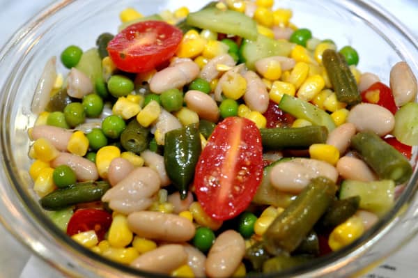 Bean Salad for Pitas