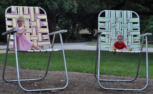 Chairs on Heights Blvd Path