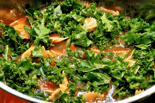 Kale in One Pot Pasta