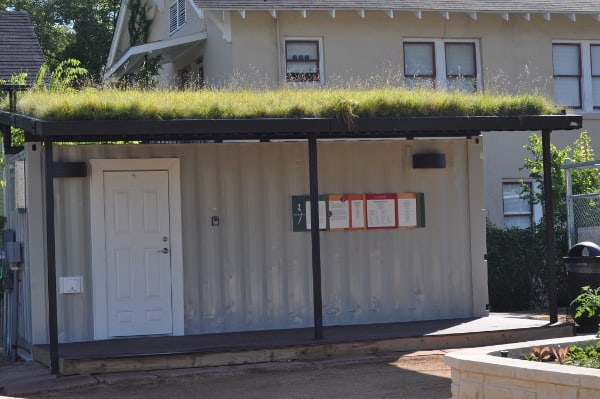 Mandell Park Grass on Roof