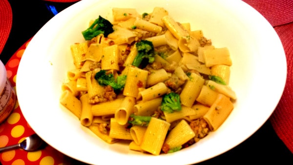 Rigatoni with Broccoli and Sausage