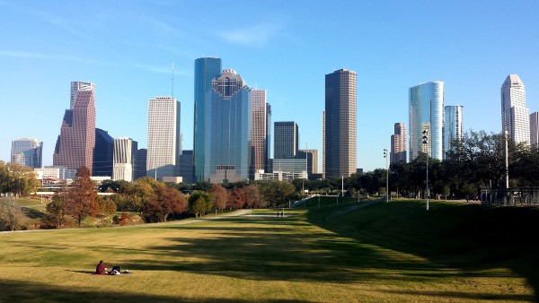 Shady Grove Plaza View of Downtown