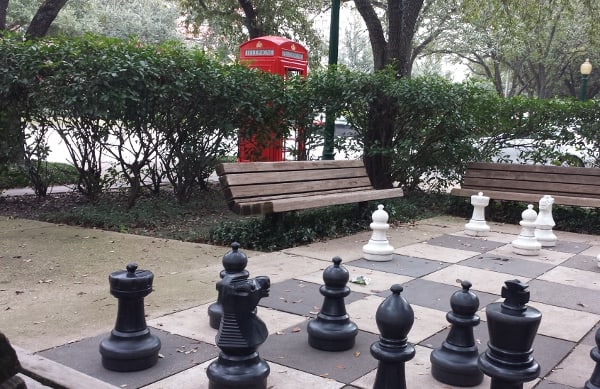 Black Lab Chess Board