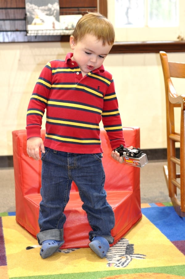 Heights Library Kids Seating Area