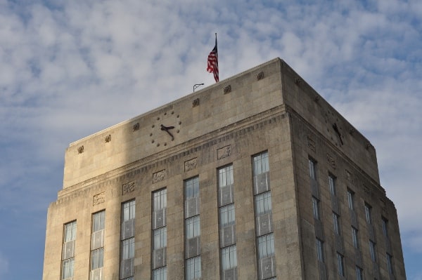 Houston City Hall Sky