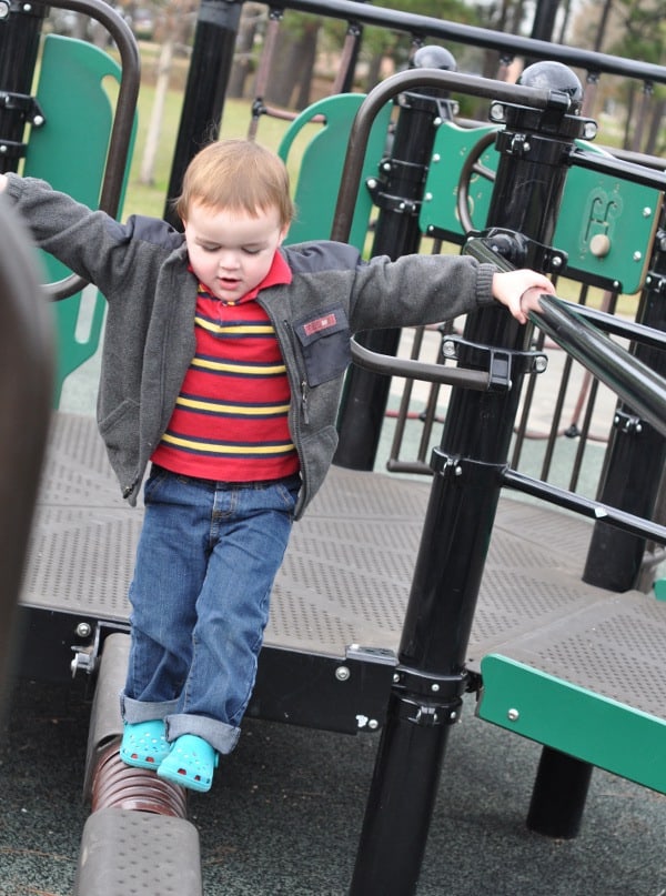 Memorial Park Spring Balance Beam