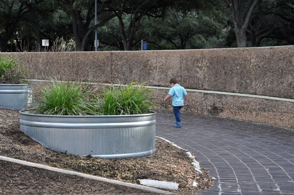 Planters at Tranquility Park Houston