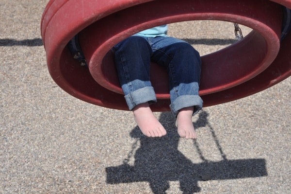 Tire Swing at Love Park Houston Heights