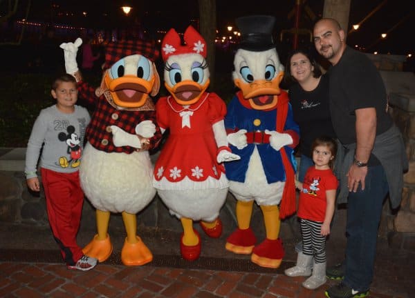 Amanda Hydock Family with Scrooge at Disney World