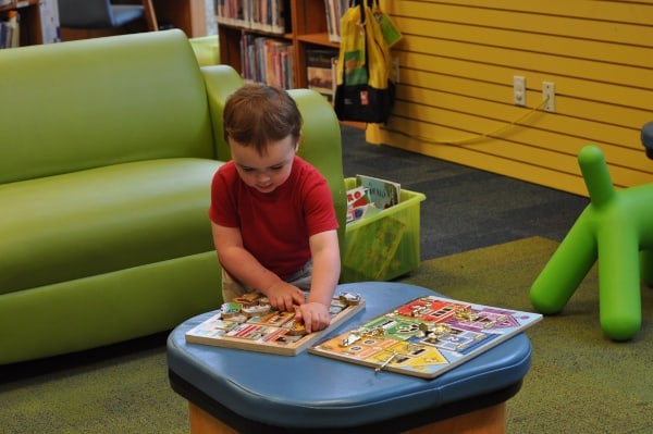 Houston Childrens Museum Public Library Play Table