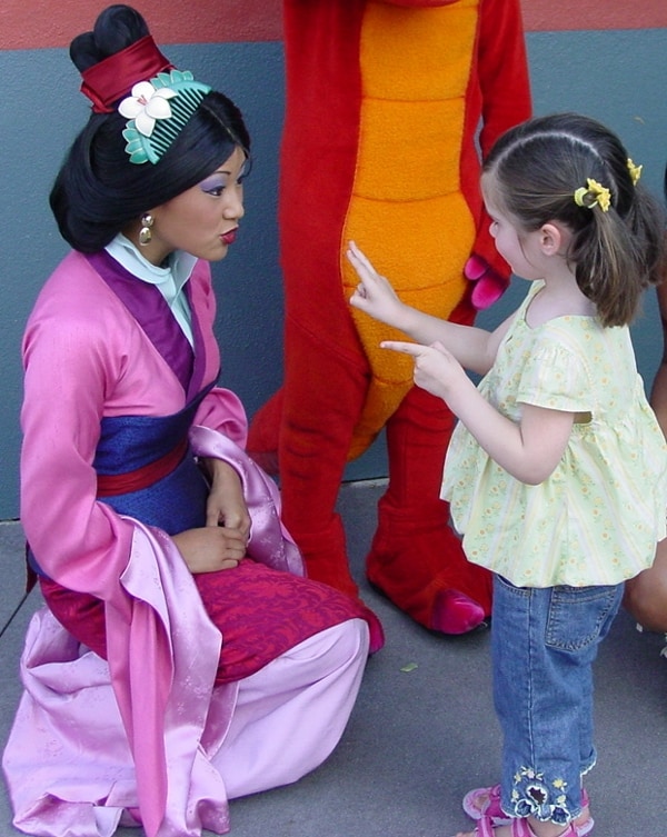 Meeting Mulan Walt Disney World