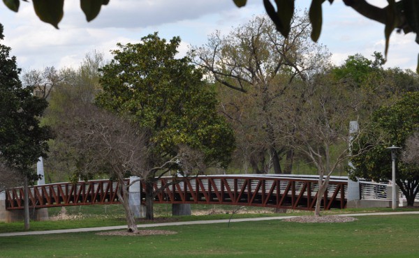 Bridge over Bayou at Houston Police Memorial