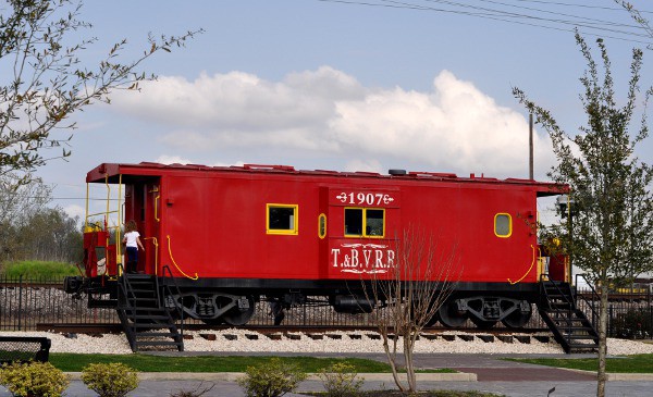 Caboose at Tomball Train Depot