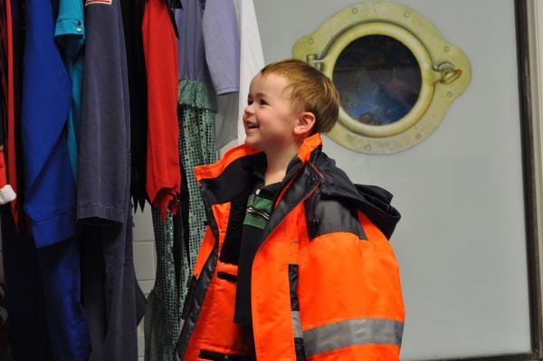 Dress Up in Kids Cove at Houston Maritime Museum