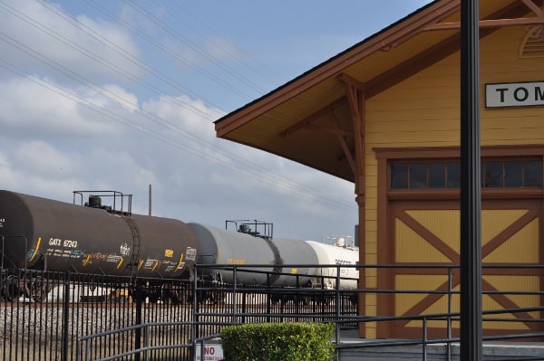 Real Train at Tomball Train Depot