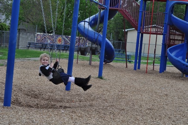 Wharton Spark Park Swings